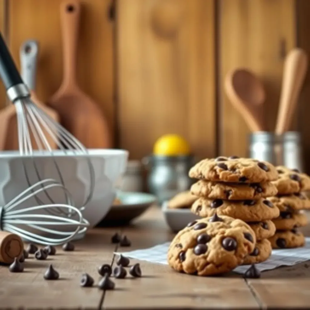 Baking Low Fat Chocolate Chip Cookies with Applesauce