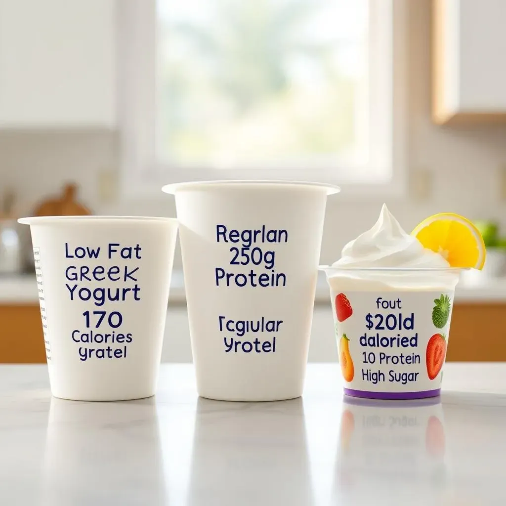 Comparing 1 Cup Low Fat Greek Yogurt Calories to Other Yogurt Varieties