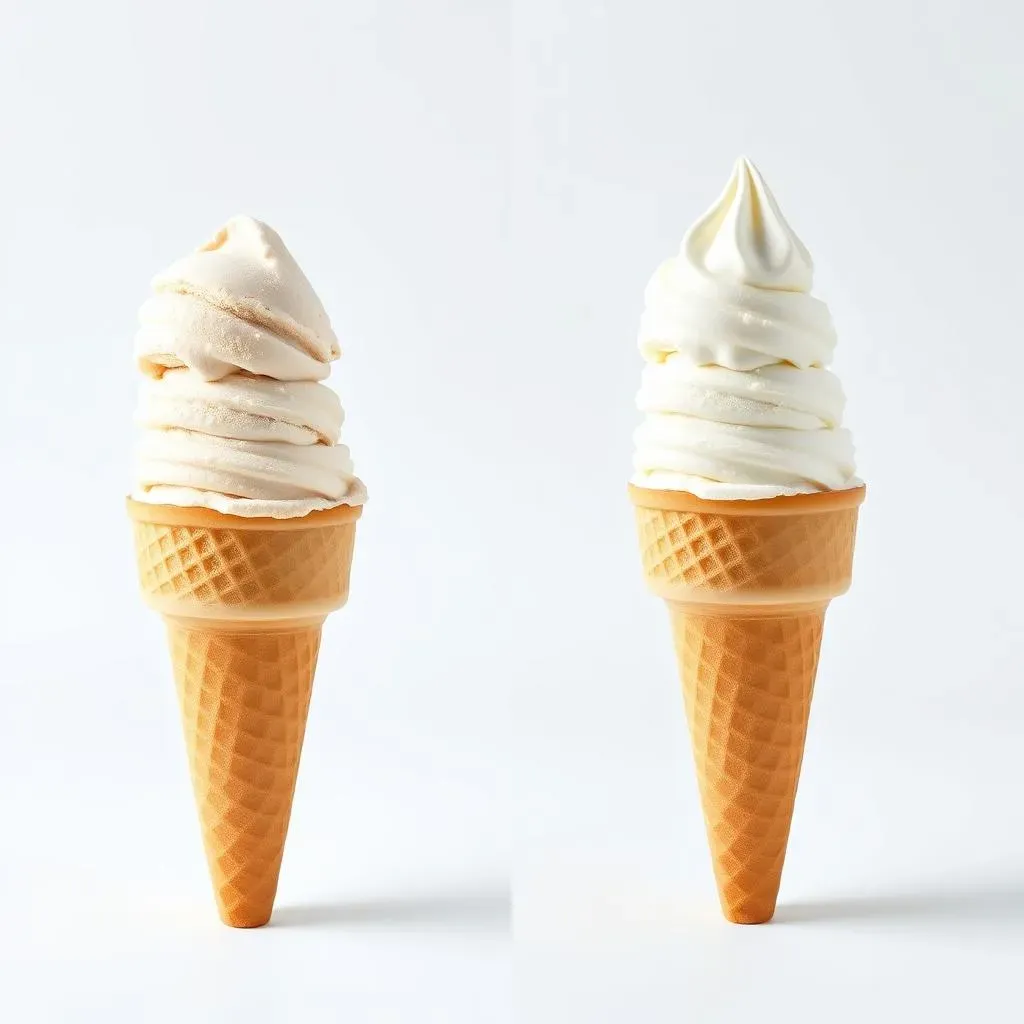 Comparing Low Fat Ice Cream Nutrition Facts to Regular Ice Cream
