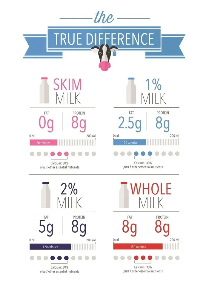 Comparing the Fat: Is 2 Percent Milk Low Fat Compared to Whole?