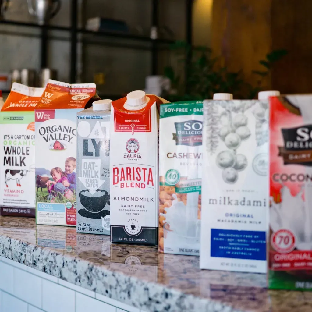 Different Types of Low Fat Milk for Coffee