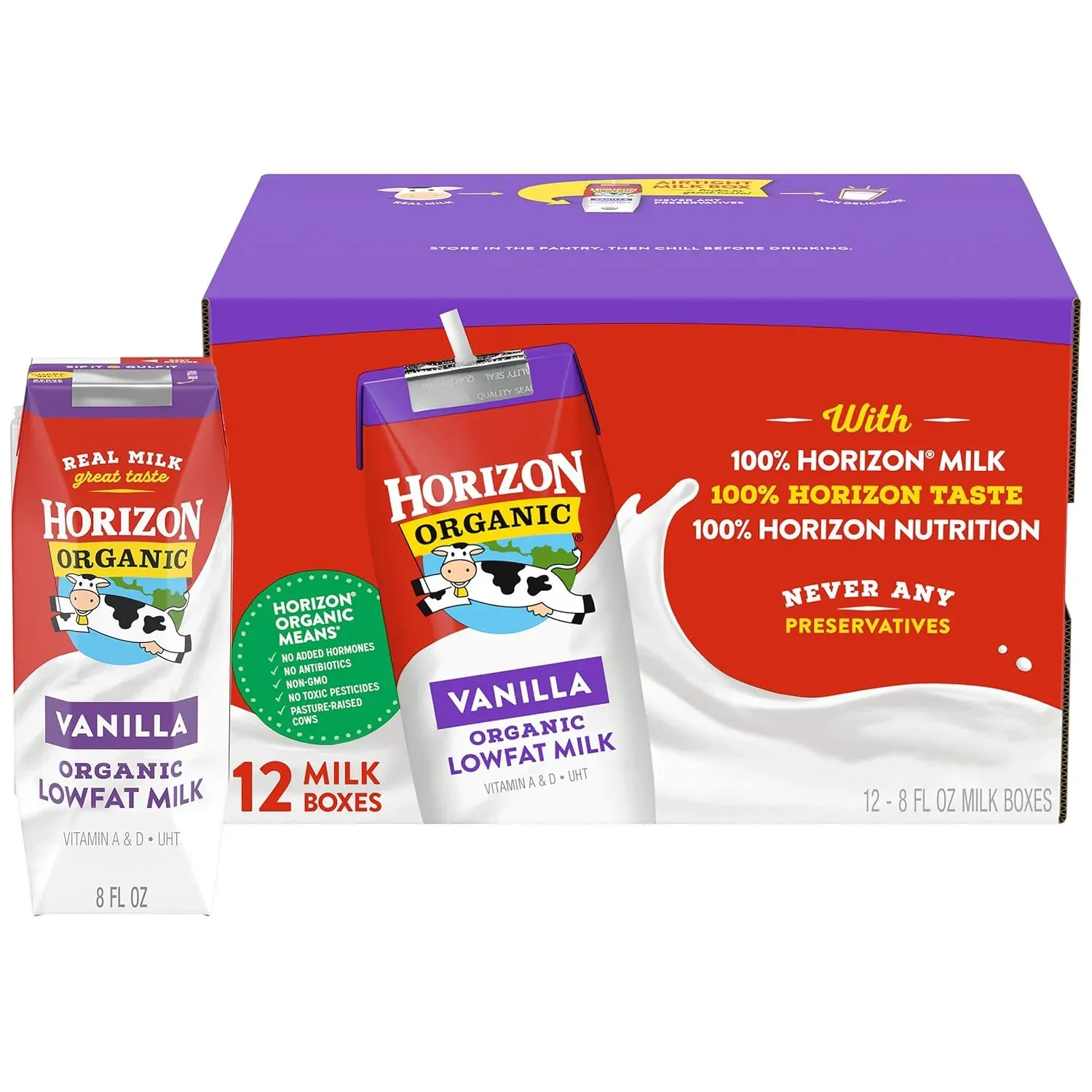Finding Your Horizon Low Fat Milk Box
