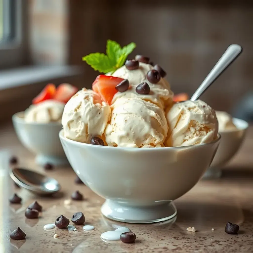 Amazing Low Fat Ice Cream Recipe Without Machine, Easy & Quick