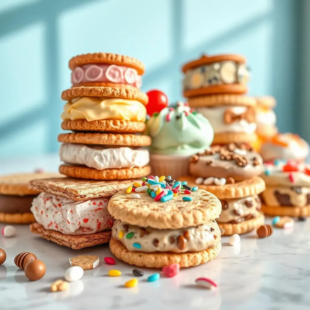 Low Fat Ice Cream Sandwich Variations and Swaps