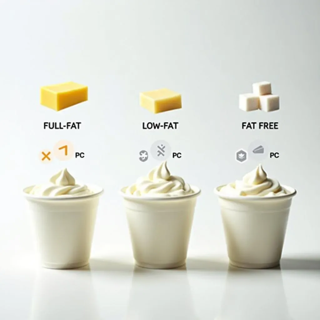 LowFat Yogurt vs. FatFree & FullFat: A Nutritional Comparison