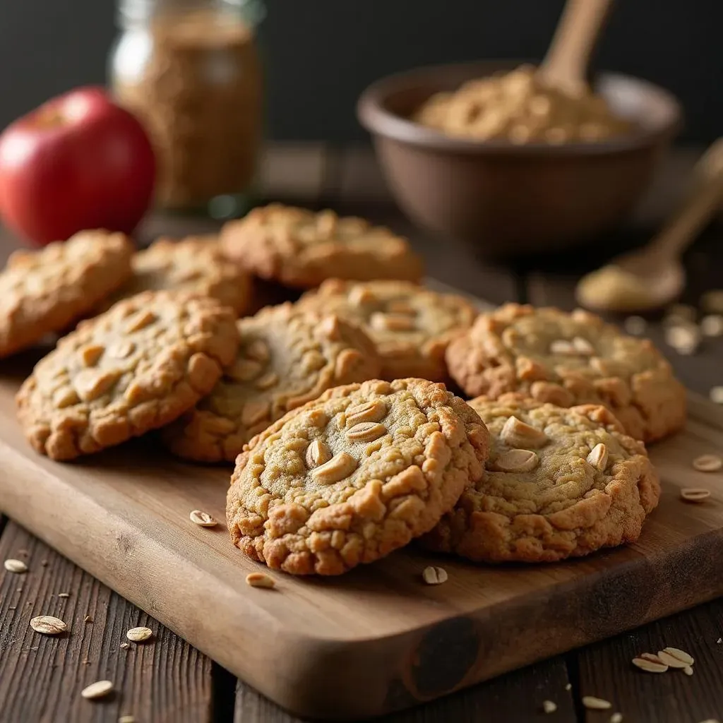 My Journey to Perfect Low Fat Apple Oatmeal Cookies