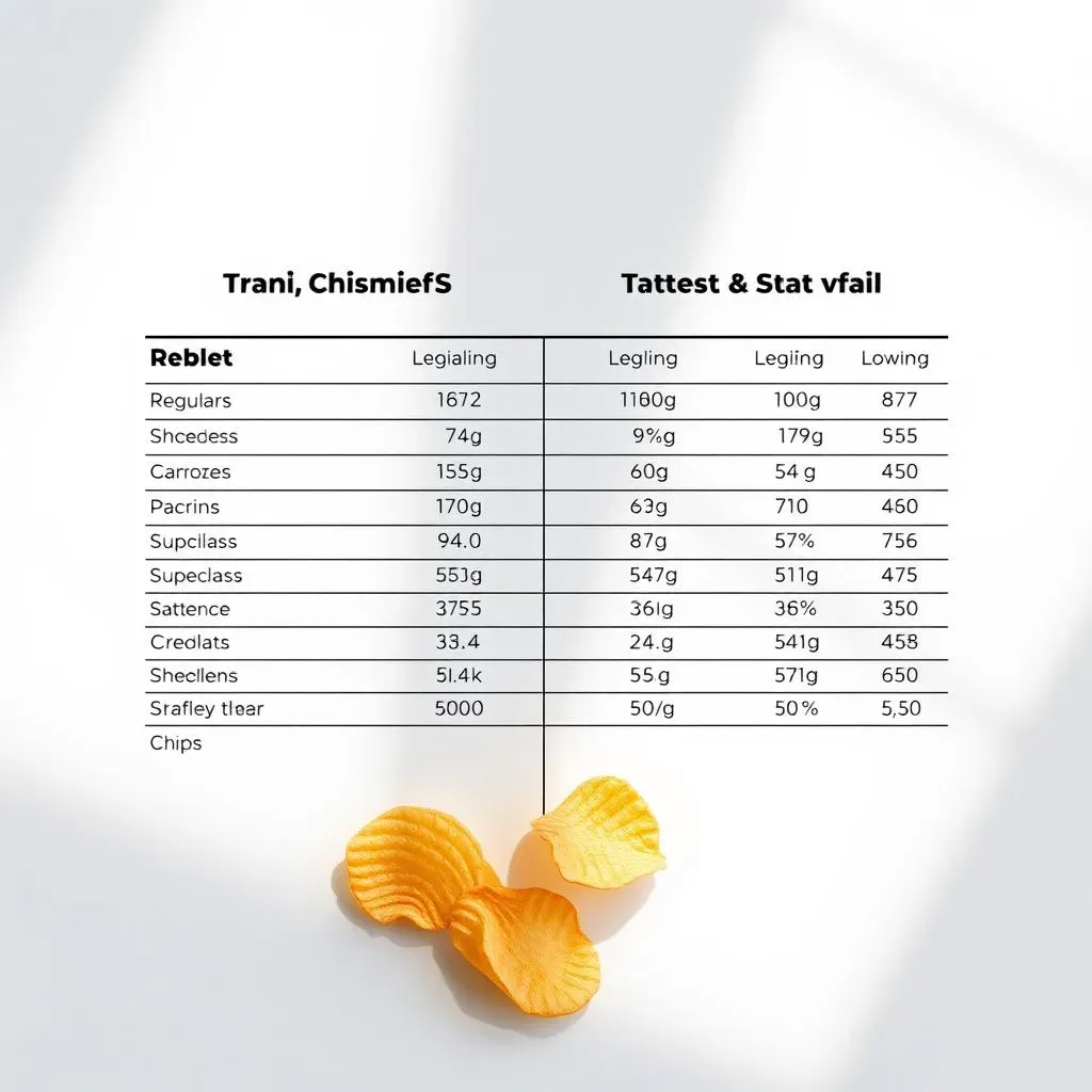 Nutritional Breakdown of Low Fat Salt and Vinegar Chips
