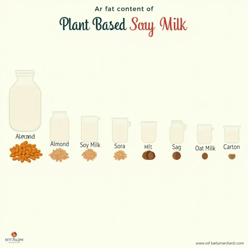 PlantBased Milks and Their Fat Content