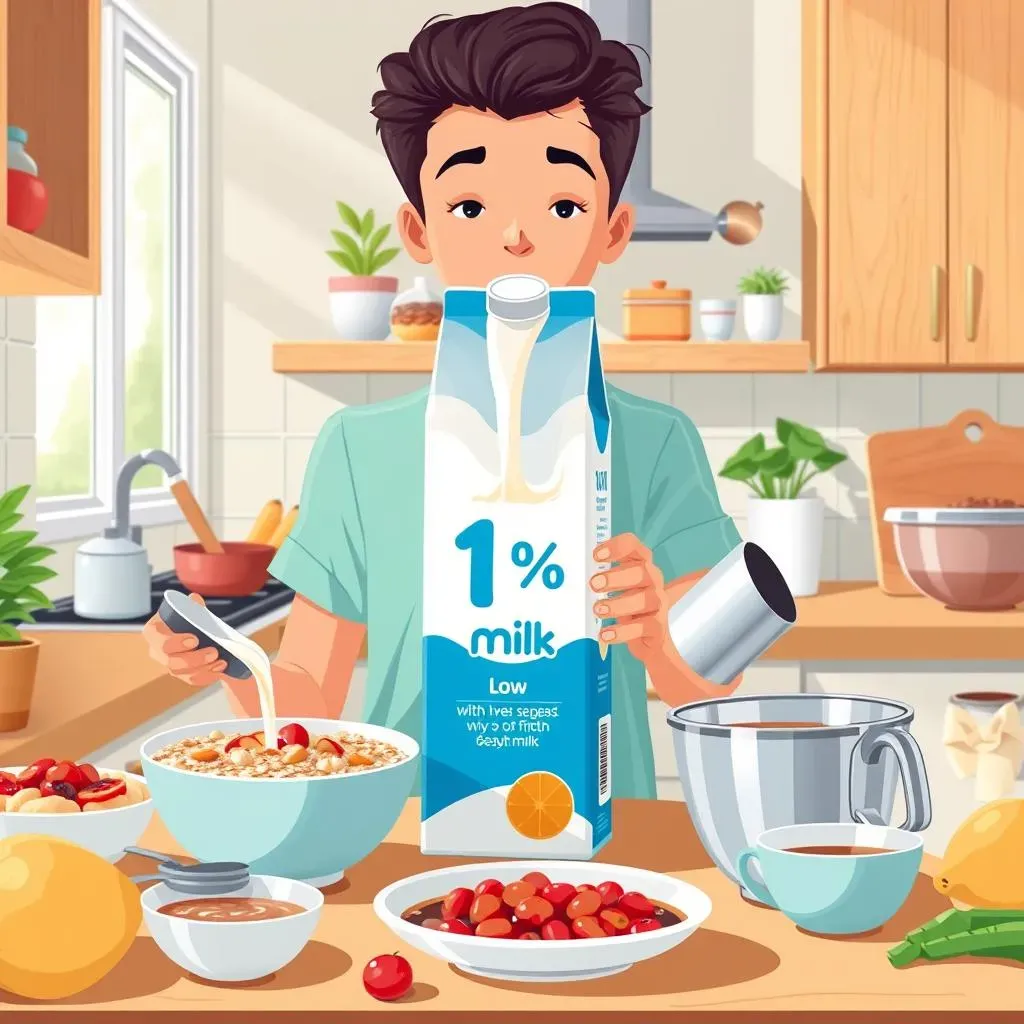 Using Low Fat 1% Milk in Your Daily Life
