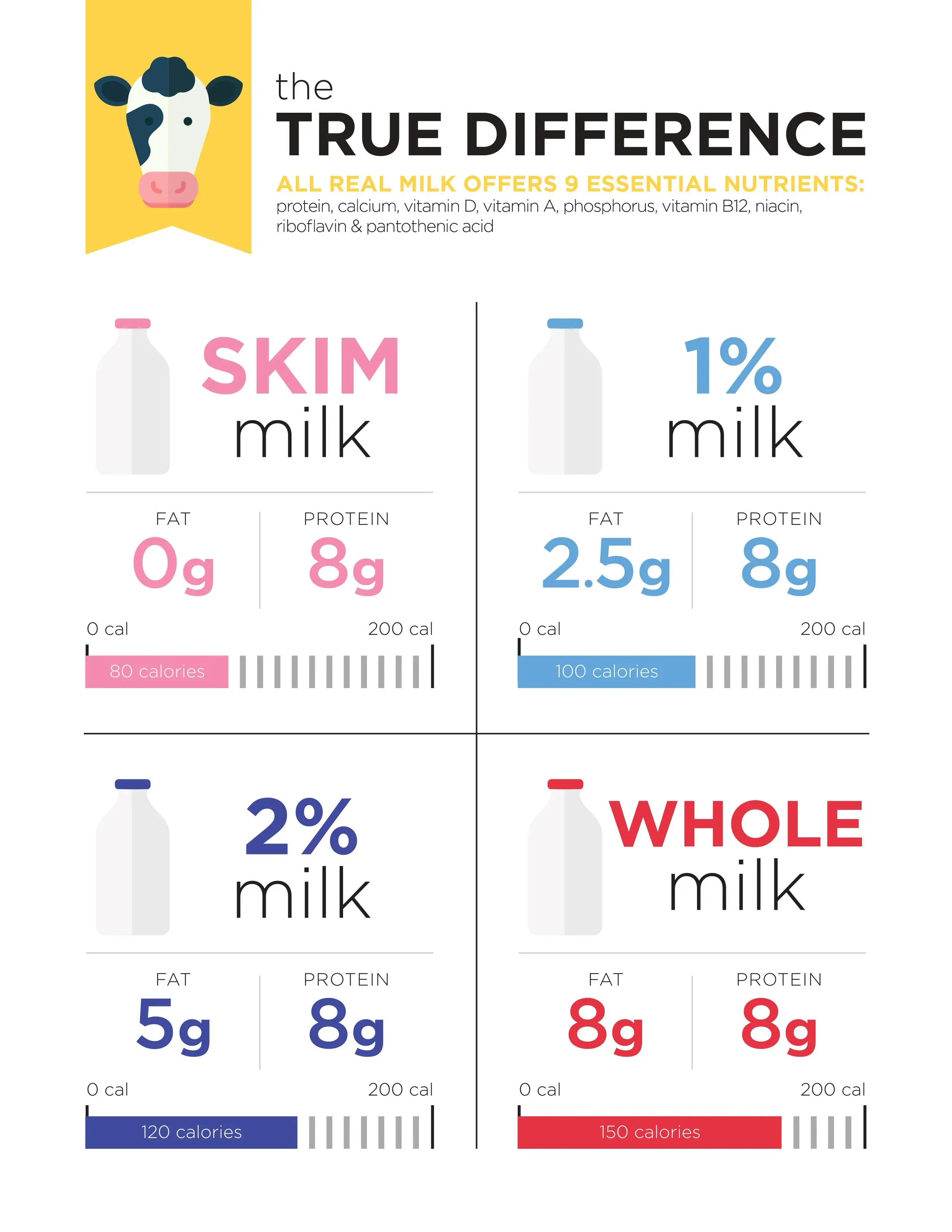 What's the Real Difference? Whole Milk vs Low Fat Milk Basics