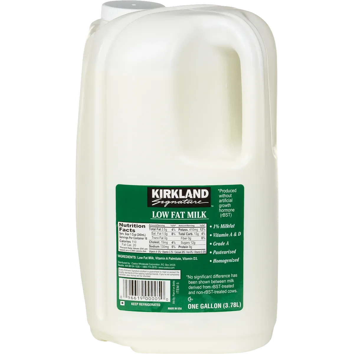 Where to Find Kirkland Low Fat Milk and What It Costs
