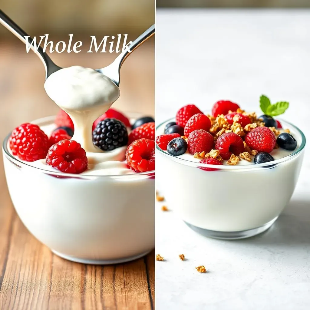 Whole Milk Yogurt vs Low Fat: The Ultimate Choice Revealed